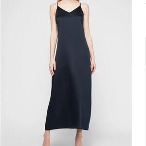 EXPRESS $98 satin maxi slip dress